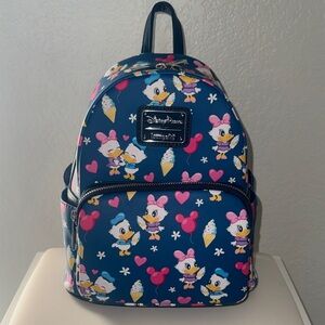 Loungefly Disney Donald & Daisy Duck 💕 Loungefly Mini Backpack